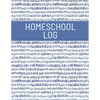 Homeschool Log Book: Track And Record Daily School Hours And Subjects, Homeschooler Journal, School Lesson Schedule - Paperback