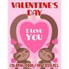Valentine's Day Coloring Book for Toddlers: Toddler Coloring Books Ages 3-5 - Paperback