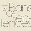 Plans for Sentences - Paperback