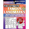 The Ultimate Famous Landmarks Mixed Puzzle Book for Kids, Teens, and Adults: 16 Types of Engaging Variety Puzzles: Word Search and Math Games (Issue 2 - Paperback