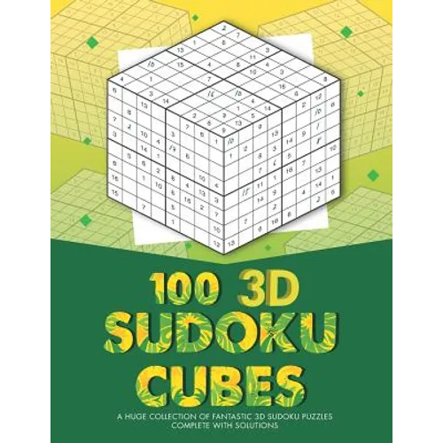 100 3D Sudoku Cubes - Paperback