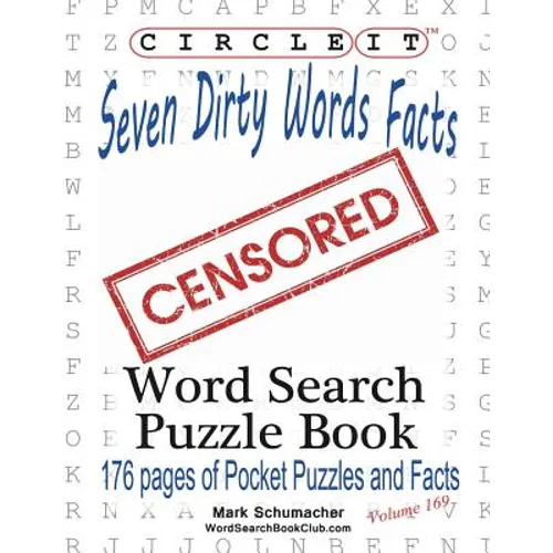 Circle It, Seven Dirty Words Facts, Word Search, Puzzle Book - Paperback