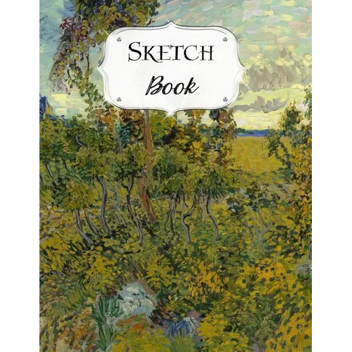 Sketch Book: Van Gogh Sketchbook Scetchpad for Drawing or Doodling Notebook Pad for Creative Artists Sunset at Montmajour - Paperback