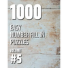 1000 Easy Number Fill In Puzzles Volume #5 - Paperback