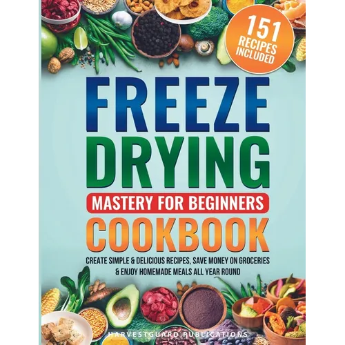Freeze Drying Mastery For Beginners Cookbook: Create Simple and Delicious Recipes, Save Money on Groceries and Enjoy Homemade Meals All Year Round: Cr - Paperback