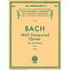 Bach Well-Tempered Clavier Book 1 Piano Sheet Music Schirmer Classics Vol. 13 Preludes and Fugues Bwv 846-869 Advanced Piano Songbook and Teacher Reso - Paperback