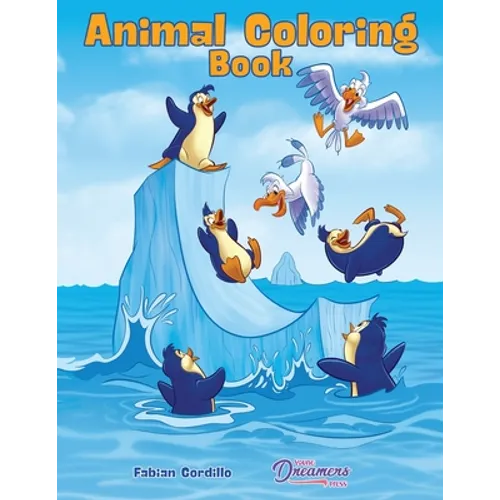 Animal Coloring Book: Kids Coloring Book Ages 4-8, 9-12 - Paperback