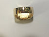 Fancy Solid White/Yellow/Rose Gold Handmade Coin Ring , Dos Pesos Coin ,