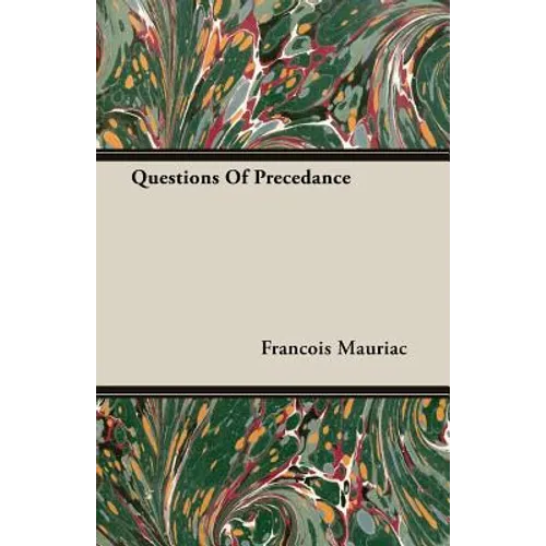 Questions Of Precedance - Paperback