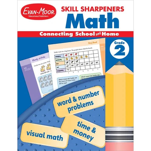 Skill Sharpeners: Math, Grade 2 - Paperback