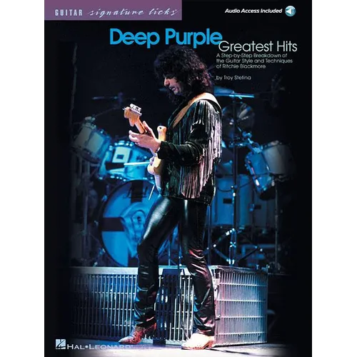Deep Purple - Greatest Hits a Step-By-Step Breakdown of the Guitar Style and Techniques of Ritchie Blackmore Book/Online Audio [With CD] - Paperback