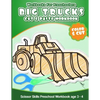 Workbooks for Preschoolers Big Trucks: Cut & Paste Workbook Scissor Skills Preschool Workbook age 3-4 - Paperback
