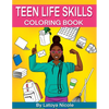 Teen Life Skills Coloring Book: Black Girl Tweens and Young Adults - Paperback
