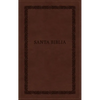 Rvr60, Santa Biblia, Tierra Santa, Letra Grande, Leathersoft, Café, Con Cierre, Palabras de Jesús En Rojo, Comfort Print - Imitation Leather