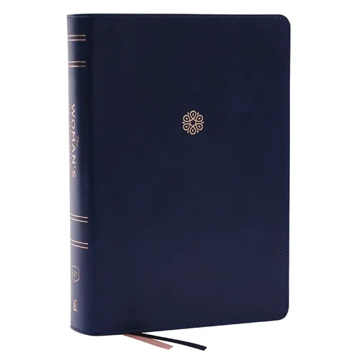 Kjv, the Woman's Study Bible, Blue Leathersoft, Red Letter, Full-Color Edition, Comfort Print: Receiving God's Truth for Balance, Hope, and Transforma - Imitation Leather