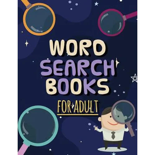 Word Search Books for Adult: Funny Word Search Puzzle Games, 8.5"x11" sized - Paperback