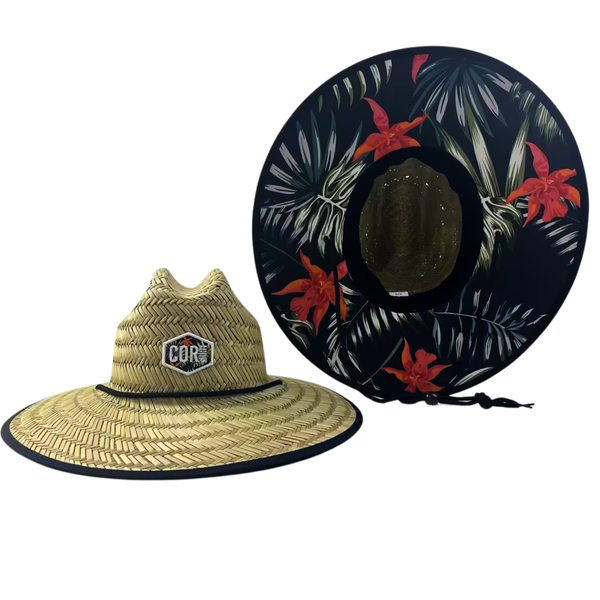 Kids Straw Hat Summer Beach Hat for Boys and Girls - Kauai