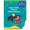 Easy Kids Piano Sheet Music - Paperback