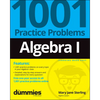 Algebra I: 1001 Practice Problems for Dummies (+ Free Online Practice) - Paperback