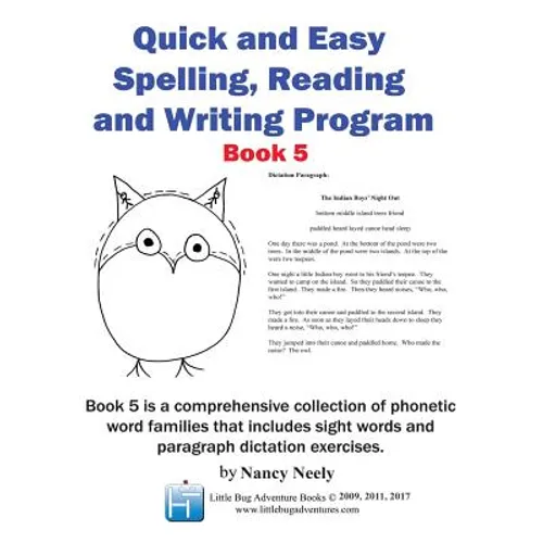 Quick and Easy Spelling, Reading and Writing Program Book 5 - Paperback