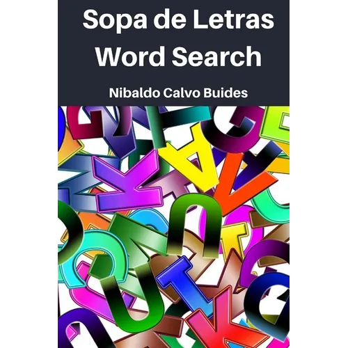 Sopa de letras/ Wordsearch - Paperback