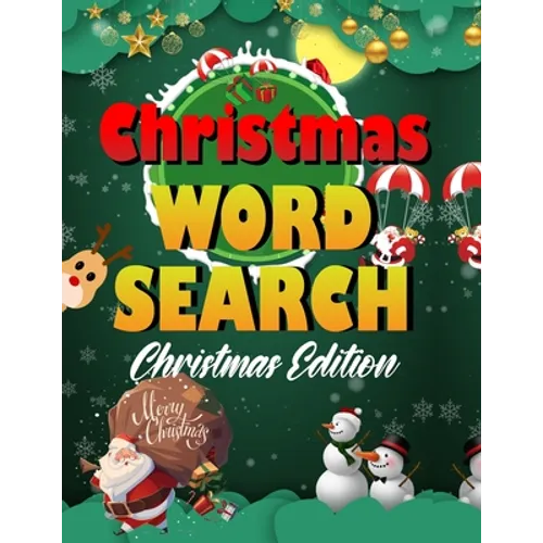 Christmas word search.: Easy Large Print Puzzle Book for Adults, Kids & Everyone for the 25 Days of Christmas. - Paperback