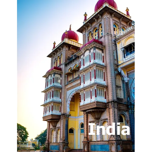 India: Coffee Table Photography Travel Picture Book Album Of An Indian Country And Mumbai & New Delhi Cities In South Asia Large Size Photos Cover - Paperback