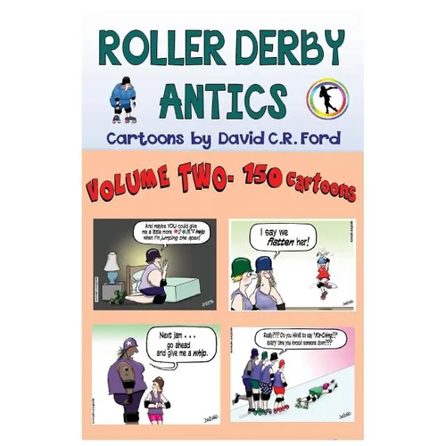 Roller Derby Antics, Volume Two Cartoons - Paperback