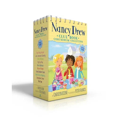 Nancy Drew Clue Book Conundrum Collection (Boxed Set): Pool Party Puzzler; Last Lemonade Standing; A Star Witness; Big Top Flop; Movie Madness; Pets o - Paperback