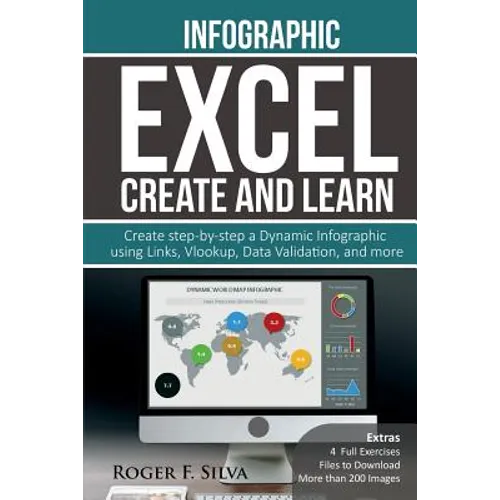 Excel Create and Learn - Infographic: Create Step-By-Step a Dynamic Infographic Dashboard. More Than 200 Images And, 4 Exercises - Paperback