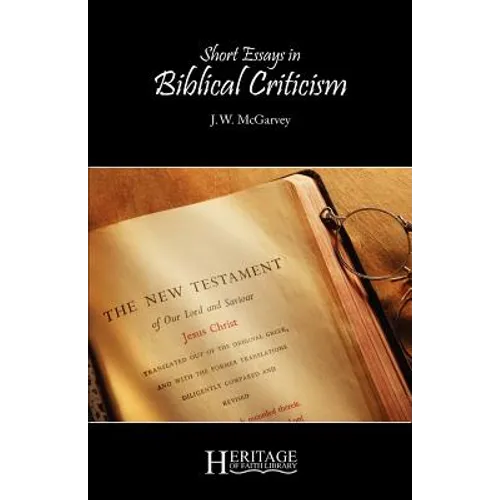Short Essays in Biblical Criticism - Paperback