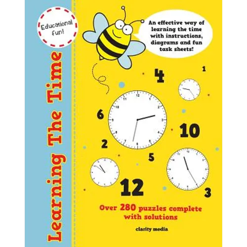 Learning The Time: Educational fun! Over 280 clock-face puzzles - Paperback