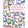 16 Butterflies Coloring Book: Cute Butterflys Coloring Book For Kids With One Picture On Page, Attractive And Original Paperback - Paperback