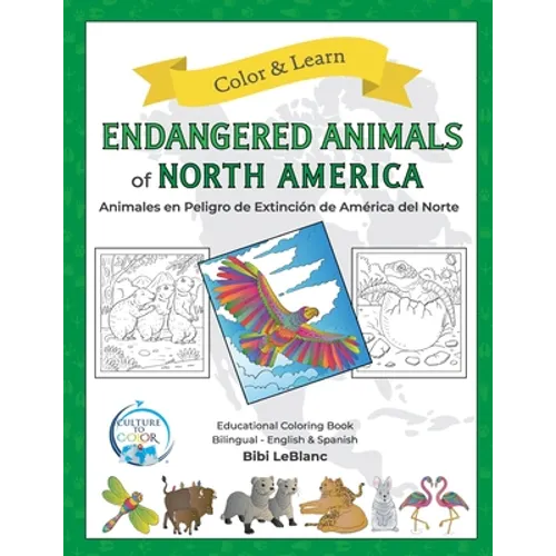 Endangered Animals of North America - Animales en peligro de extinción de américa del norte - Paperback