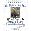 Circle It, Elk, Moose, and Deer Facts, Word Search, Puzzle Book - Paperback