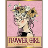 Flower Girl Coloring Book: Beautiful Floral & Girl Hairstyles Designs for Relaxation, Stress Relieving and Inspiration (Girl Coloring Book) - Paperback