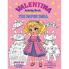 VALENTINA, the Paper Doll Activity Book for Girls ages 4-8: Paper Doll with the Dresses for Coloring and Cutting Out, Mazes, Color by Numbers, Find th - Paperback