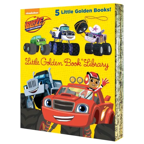 Blaze and the Monster Machines Little Golden Book Library -- 5 Little Golden Books: Five of Nickeoldeon's Blaze and the Monster Machines Little Golden - Hardcover
