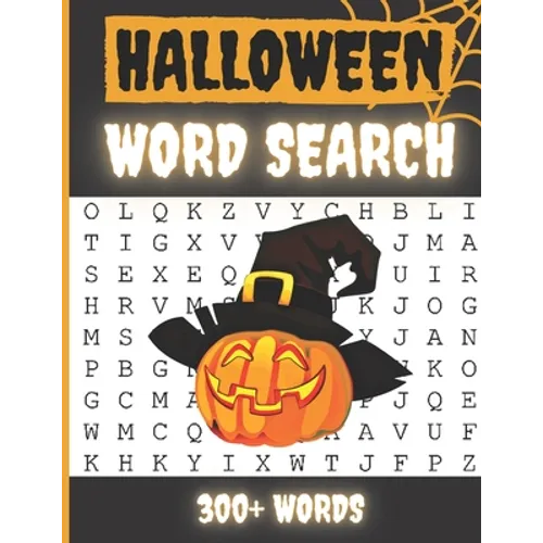 Halloween Word Search 300+ Words: Activity Book Large Print Word Search Book For Adults Family Puzzles with Answer Thanksgiving Halloween Chistmas - 8 - Paperback