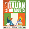 Learn Italian for Adults - Easy Speak 4 in 1 - Paperback