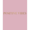 Positive Vibes: A decorative book for coffee tables, bookshelves and interior design styling - Stack deco books together to create a custom look - Paperback