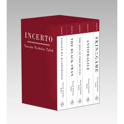 Incerto: Fooled by Randomness, the Black Swan, the Bed of Procrustes, Antifragile, Skin in the Game - Paperback