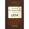 1894: Some Adventures of Mr. Sherlock Holmes - Paperback
