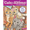 Cats & Kittens Coloring Book: Color and Learn about Tabbies, Persians, Siamese and Many More Super Cute Felines! - Paperback
