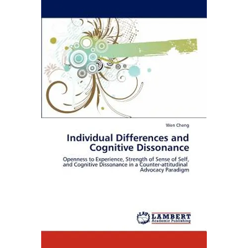 Individual Differences and Cognitive Dissonance - Paperback