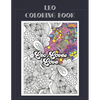 Leo Coloring Book: Zodiac sign coloring book all about what it means to be a Leo with beautiful mandala and floral backgrounds. - Paperback