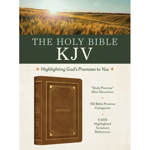 Holy Bible Kjv: Highlighting God's Promises to You [Gold & Camel] - Imitation Leather