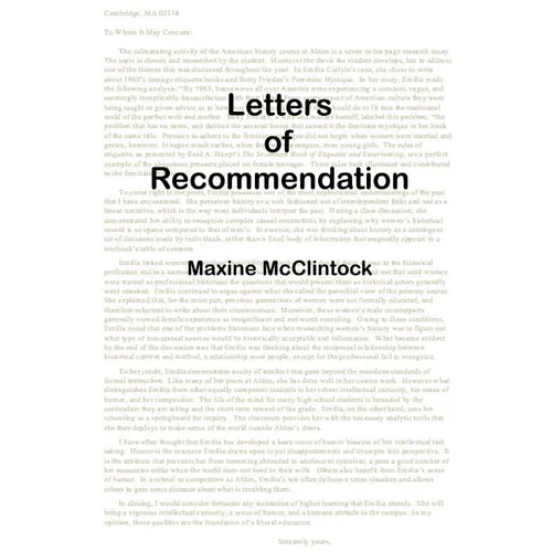 Letters of Recommendation - Paperback