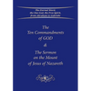The Ten Commandments of GOD & The Sermon on the Mount of Jesus of Nazareth - Paperback