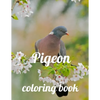 Pigeon coloring book: A Coloring Book of 35 Unique Stress Relief pigeon Coloring Book Designs Paperback - Paperback